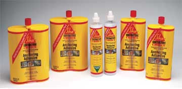 SIKA Products  Sikadur Epoxy, Anchorfix & Crack Repair